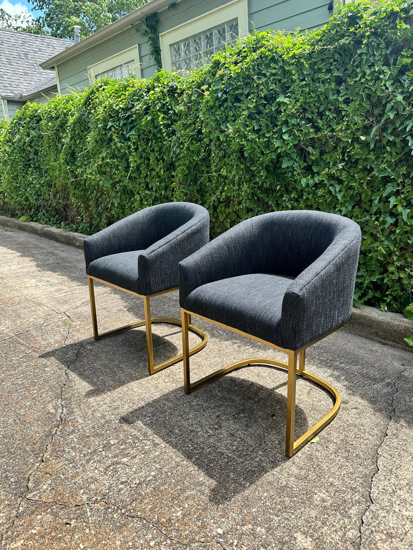 RH Set of 2 Emery Dining Chairs Restoration Hardware