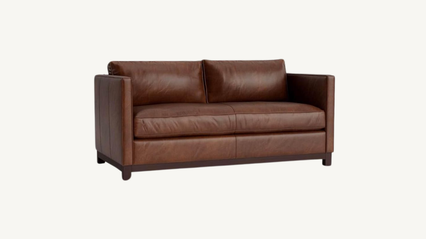 MG+BW Leather Clifton Bench Sofa
