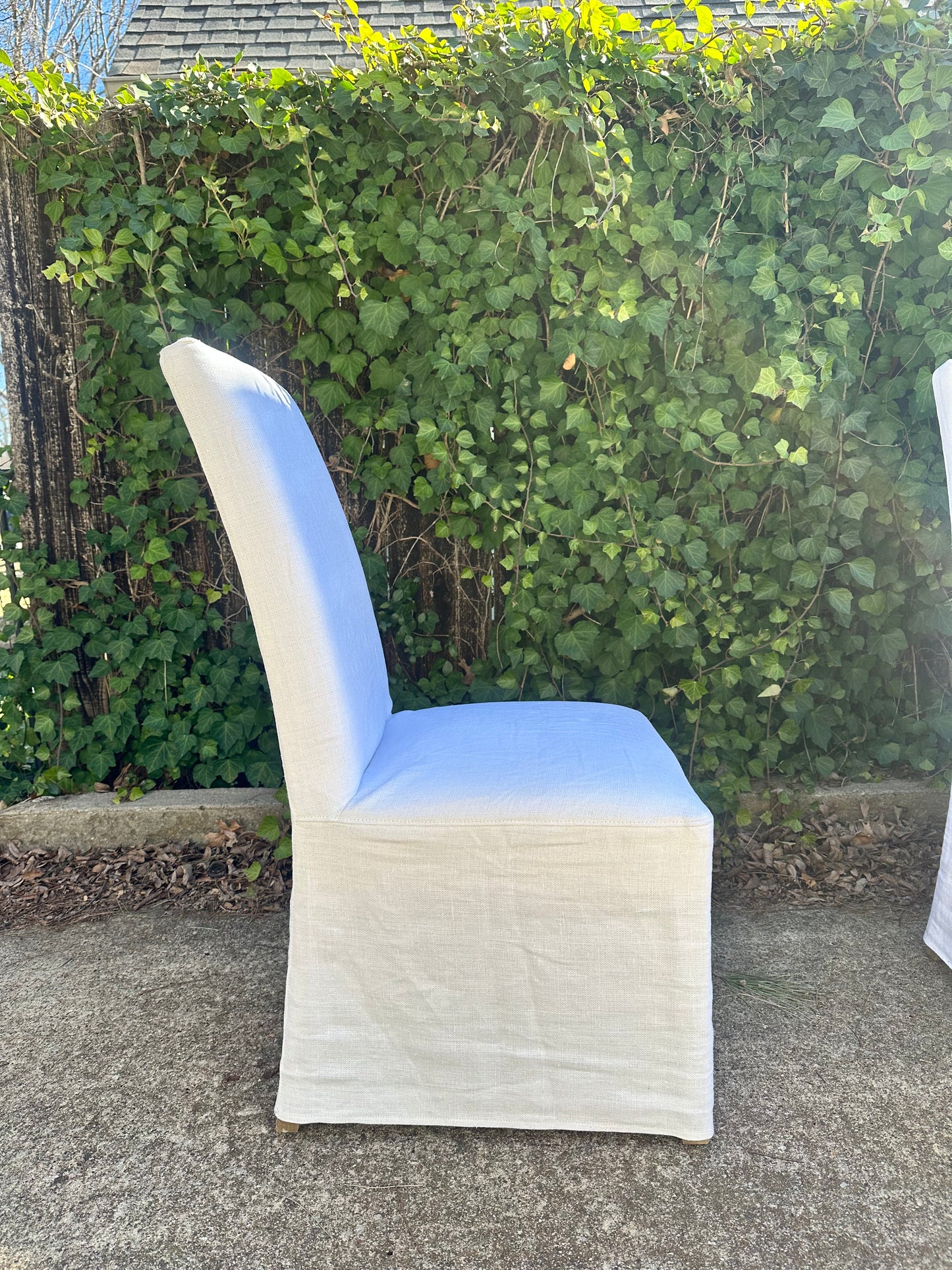RH Hudson Parsons Slipcover Dining Chairs - Set of 6