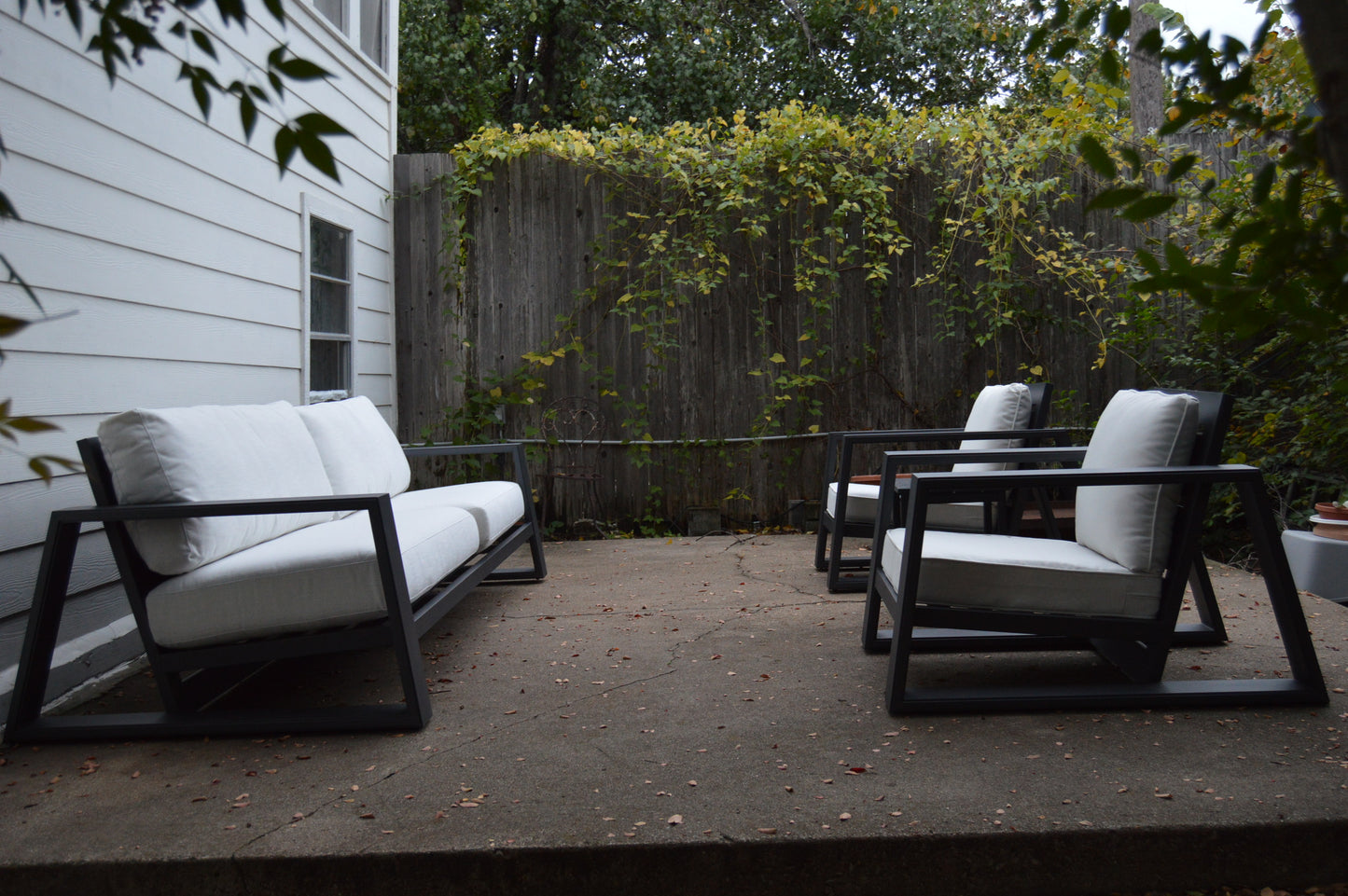 Arhaus Canyon Sofa and Lounge Chair Outdoor Set