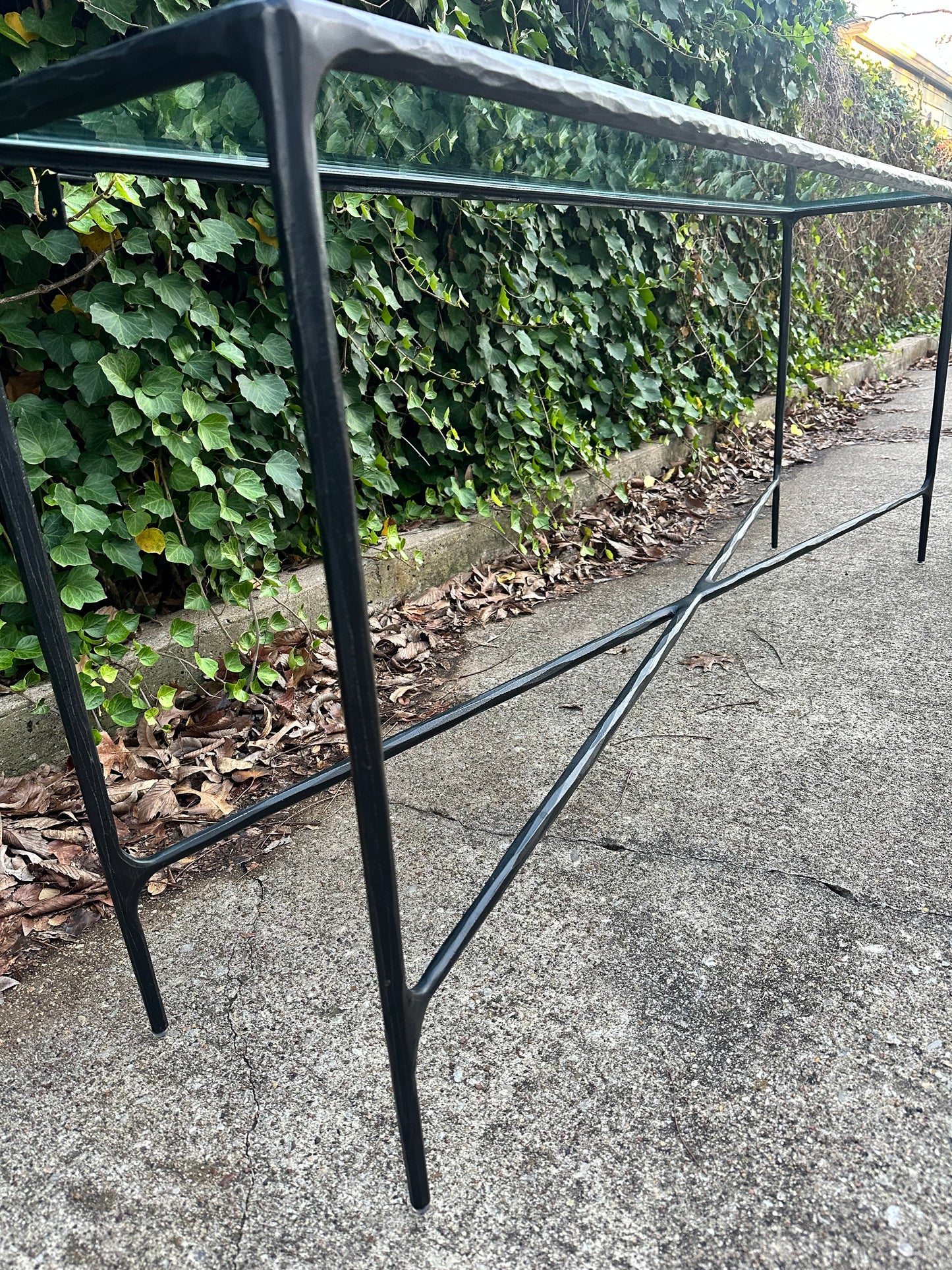 RH Thaddeus Console Table Restoration Hardware