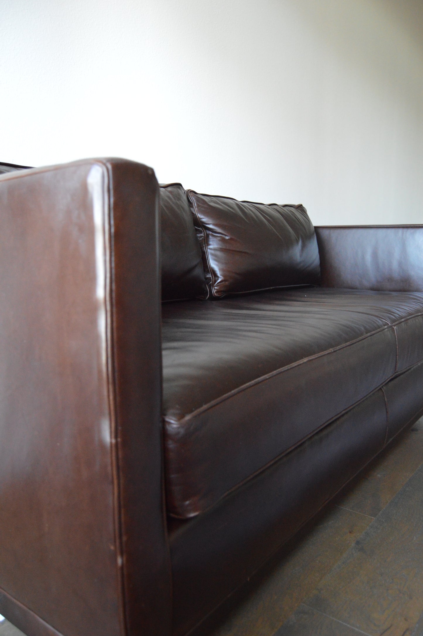 MG+BW Leather Clifton Bench Sofa
