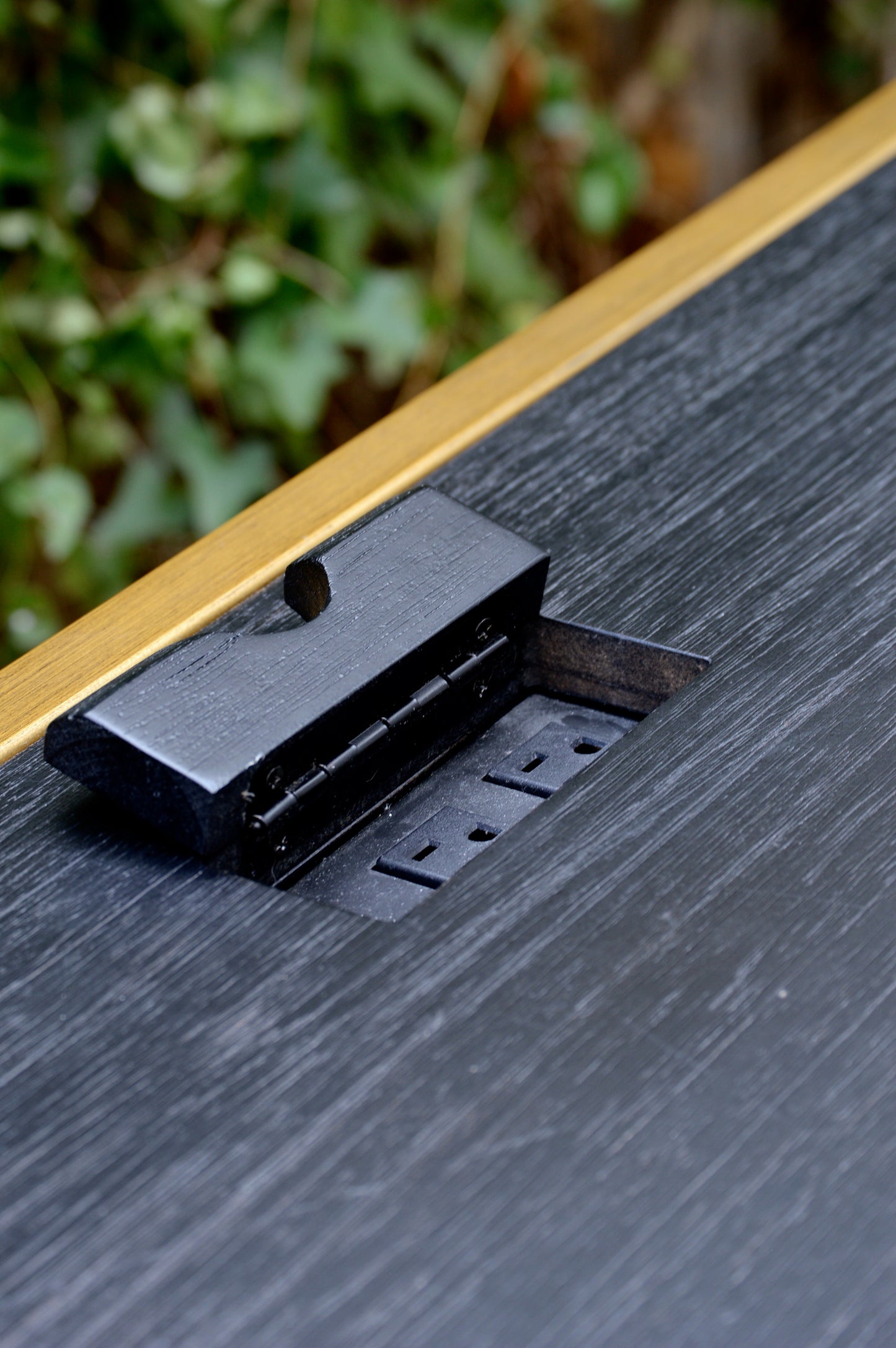 C&B Oxford Black Executive Desk