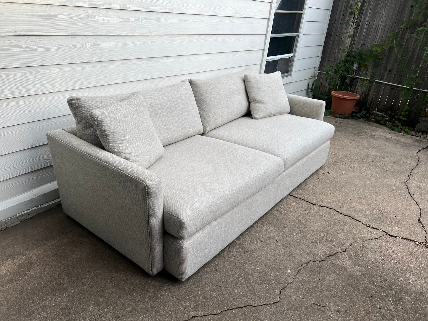 C&B Lounge Deep Seat Sofa x2