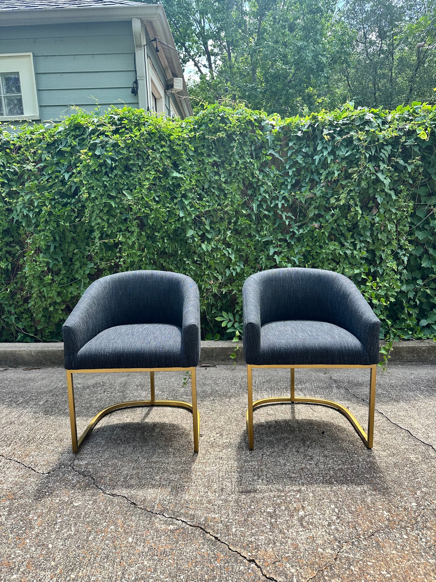 RH Set of 2 Emery Dining Chairs Restoration Hardware