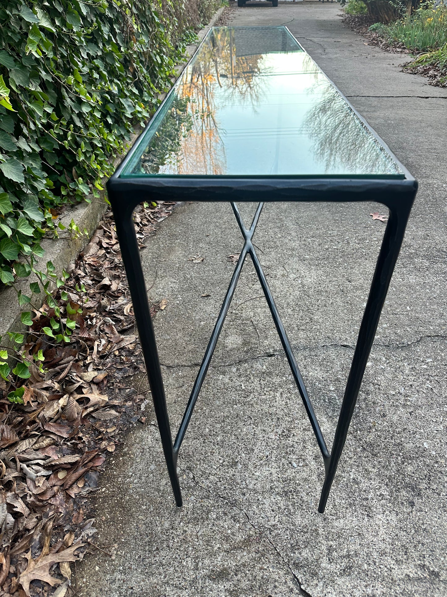 RH Thaddeus Console Table Restoration Hardware