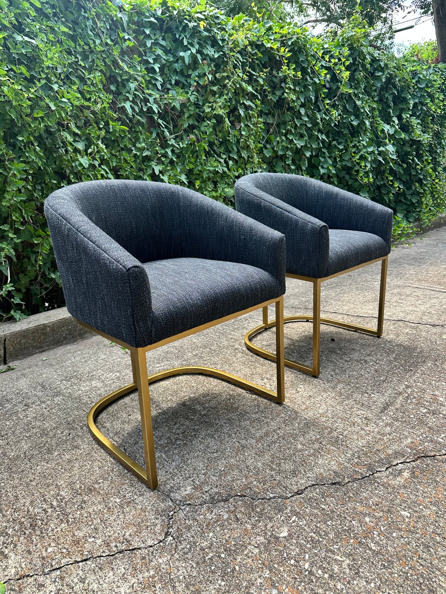 RH Set of 2 Emery Dining Chairs Restoration Hardware