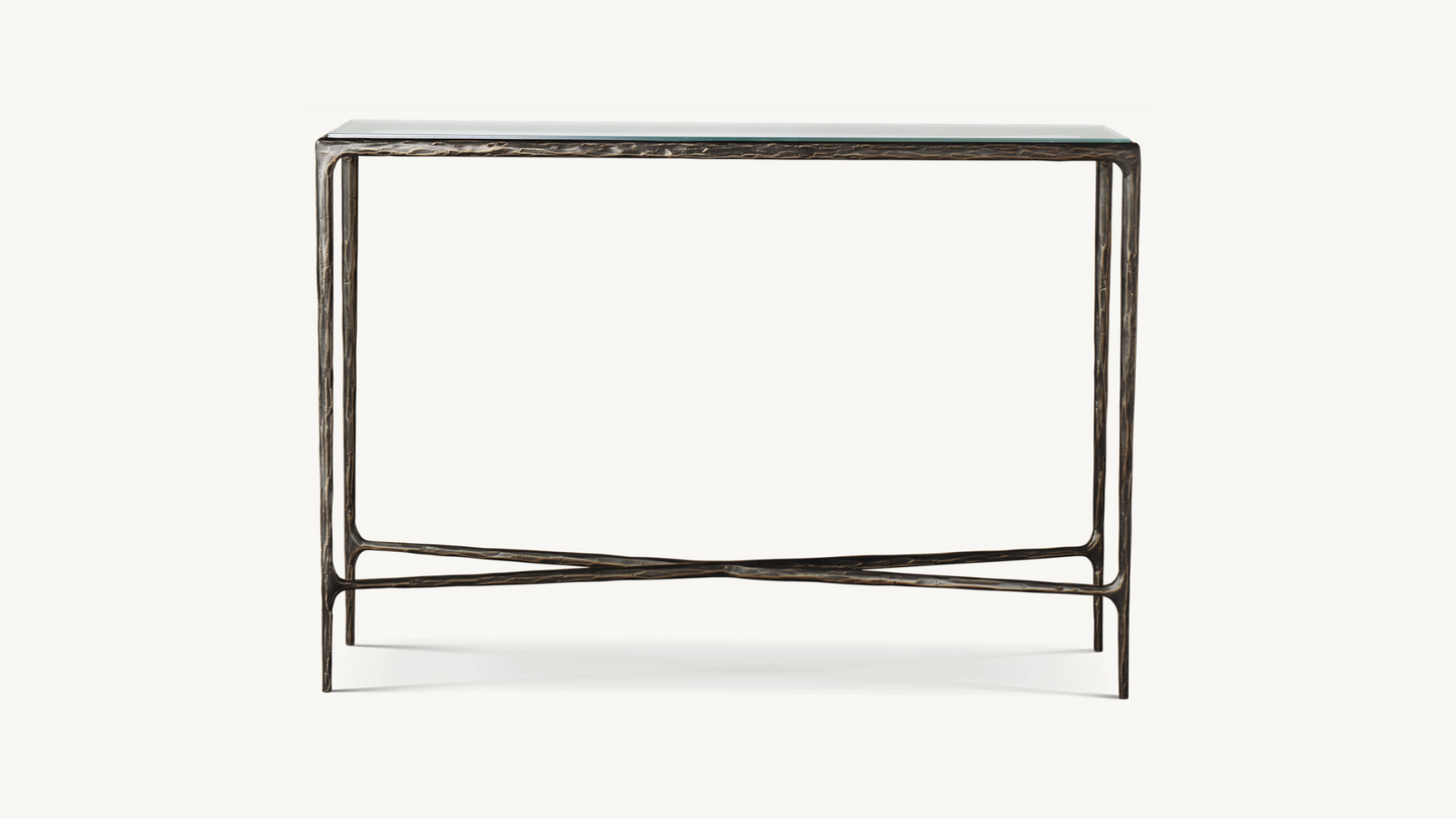 RH Thaddeus Console Table Restoration Hardware