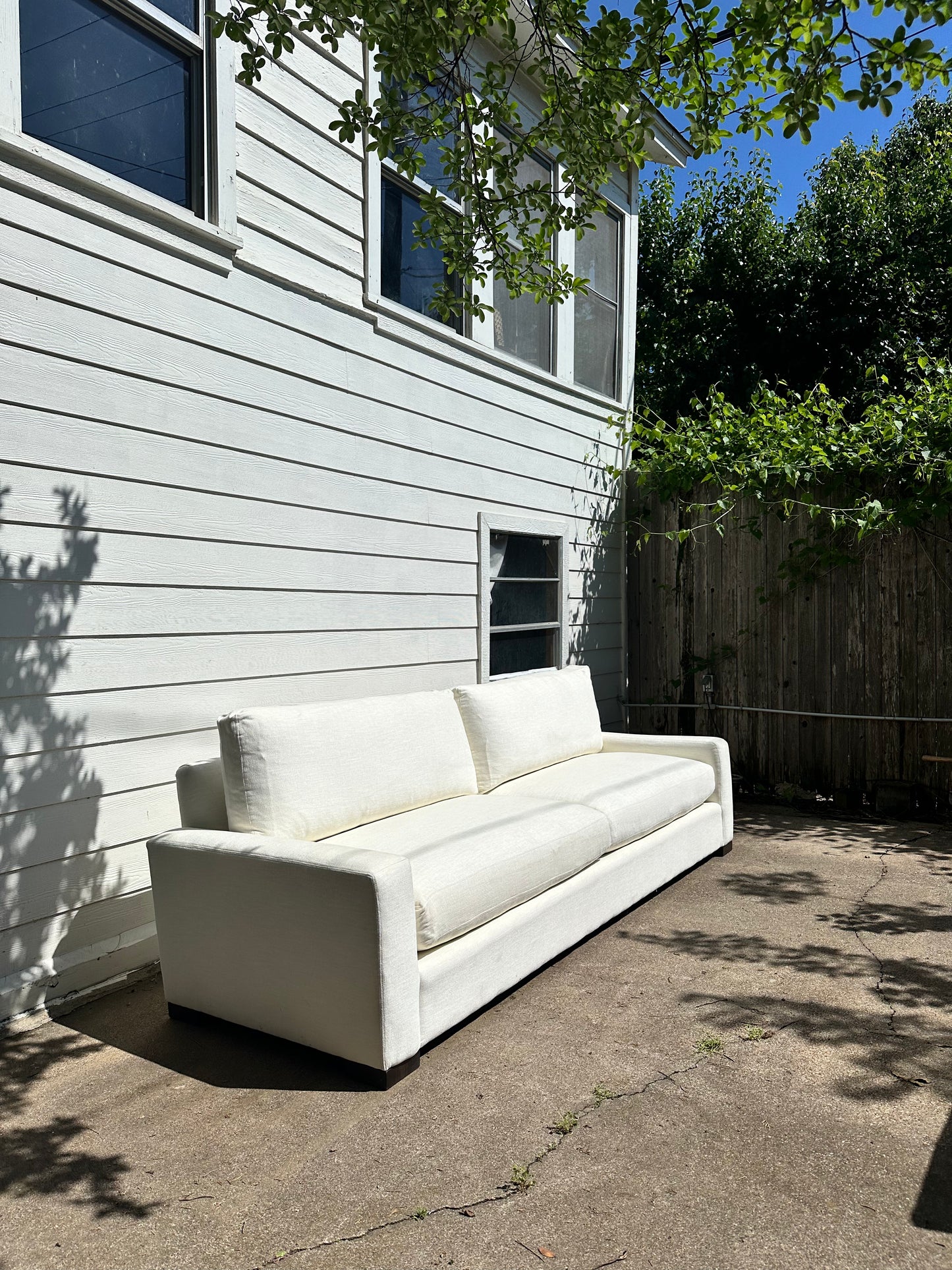 Arhaus Remington White Sofa