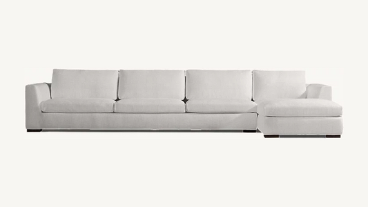 RH Modena Taper Arm Sectional Dove Gray