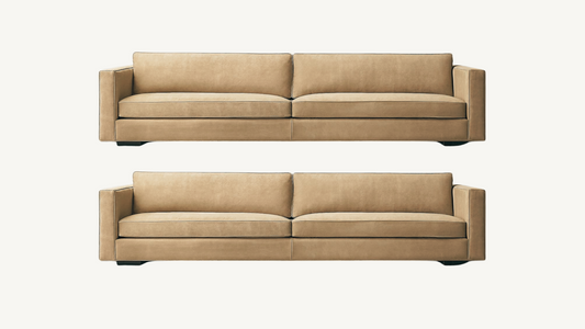 RH Italian Veneto Nubuck Maddox Leather Sofa Set