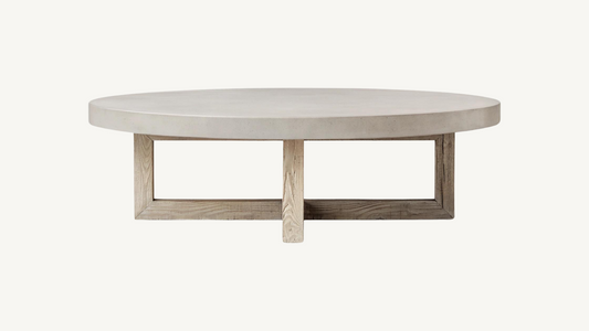 RH Heston Concrete Coffee Table