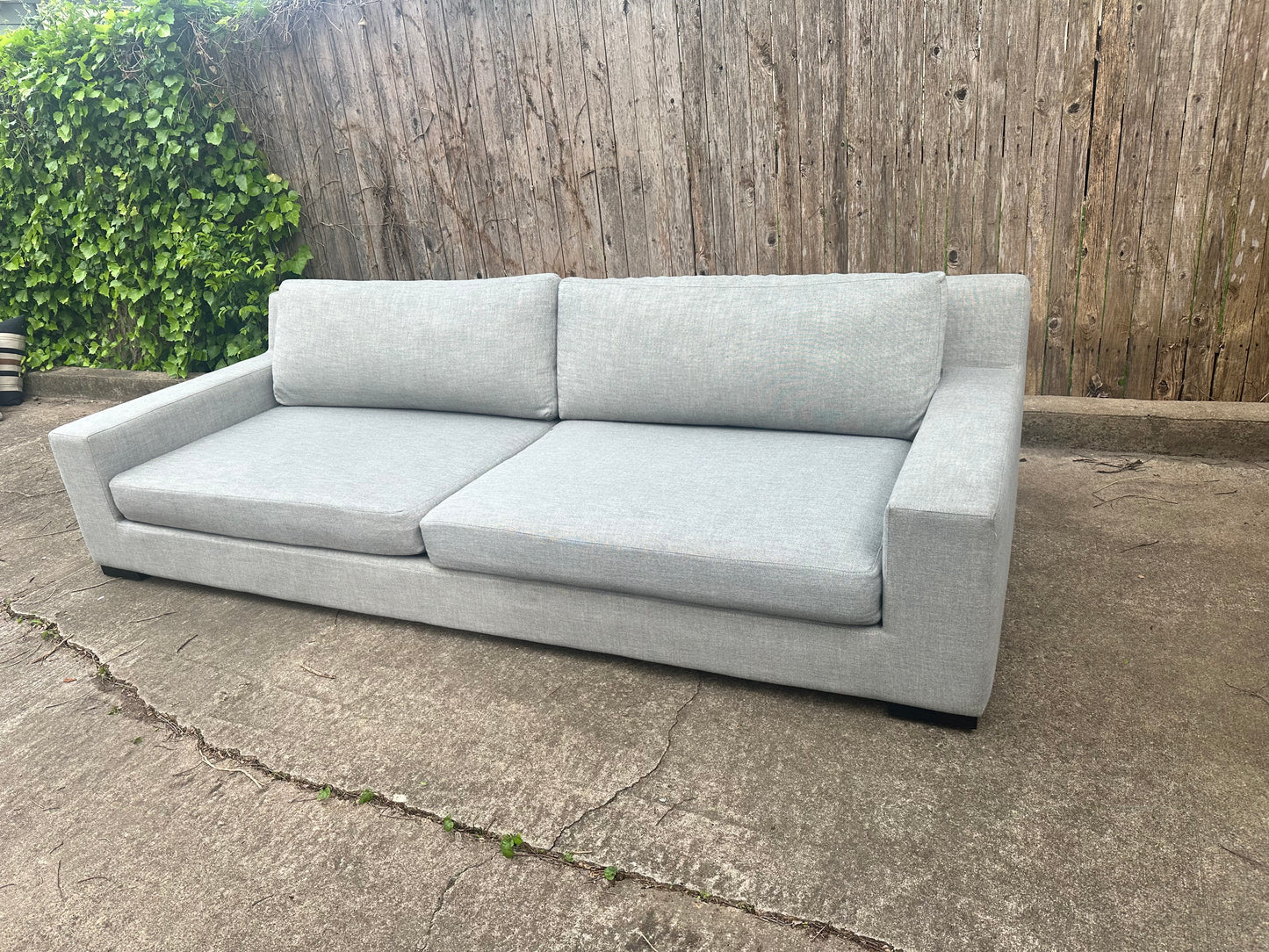 RH Modena Sofa Fog Grey