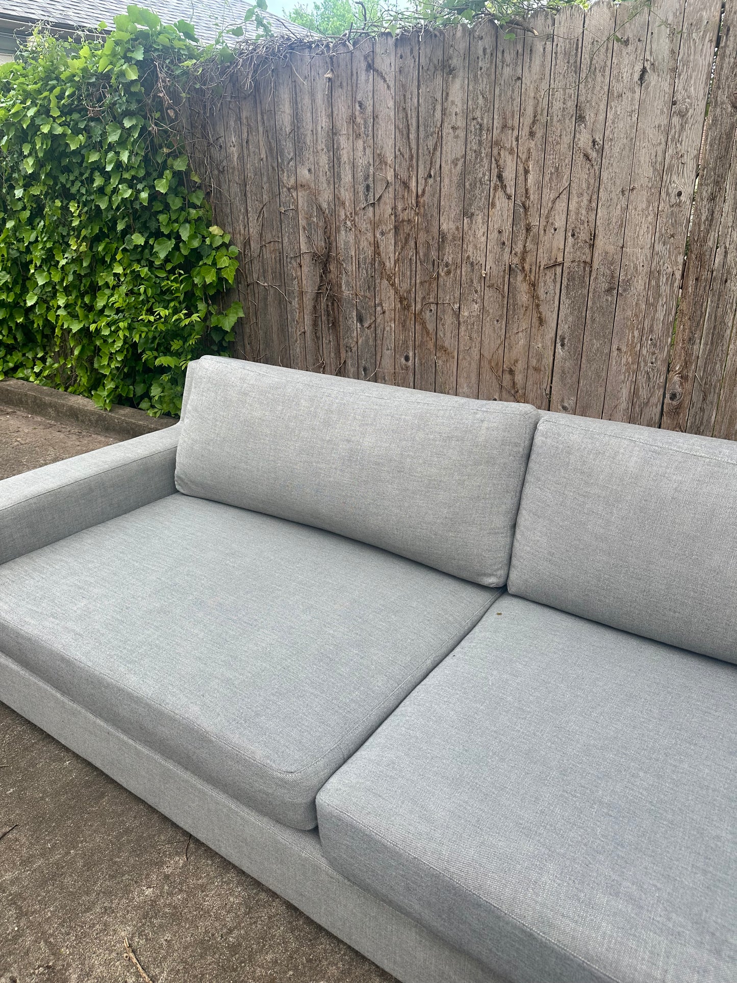 RH Modena Sofa Fog Grey