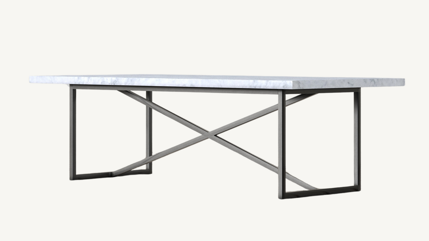 RH Torano Marble Dining Table