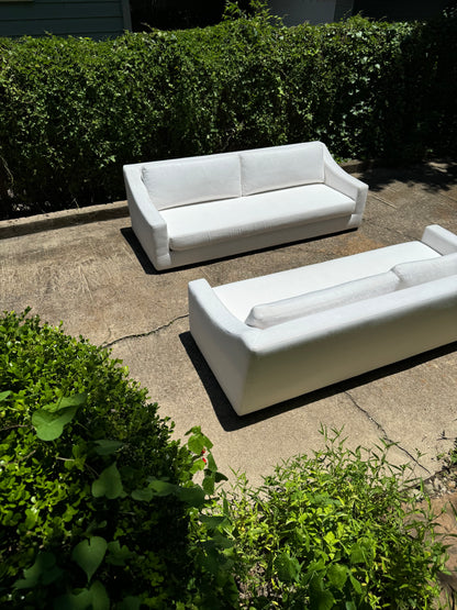 RH Modena Slope Arm Sofas x2