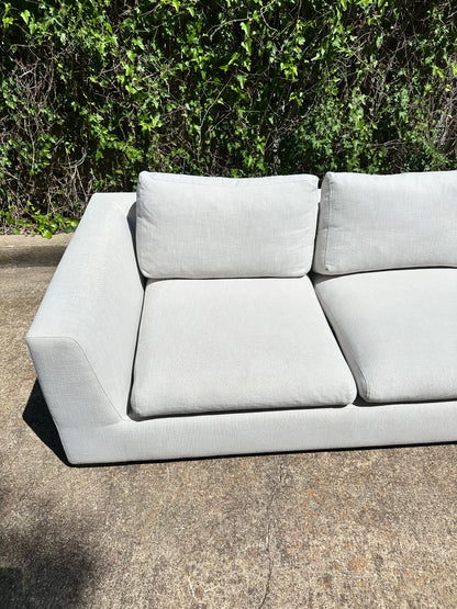 RH Modena Taper Arm Sectional Dove Gray