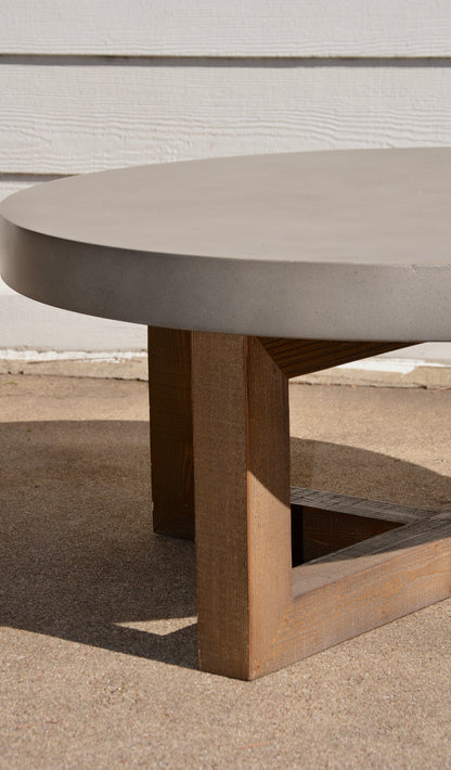 RH Heston Concrete Coffee Table