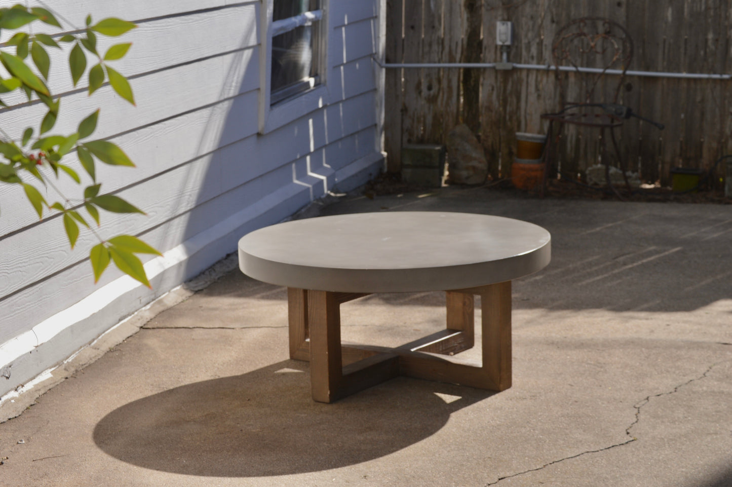 RH Heston Concrete Coffee Table