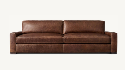 RH Leather Maxwell Sofa