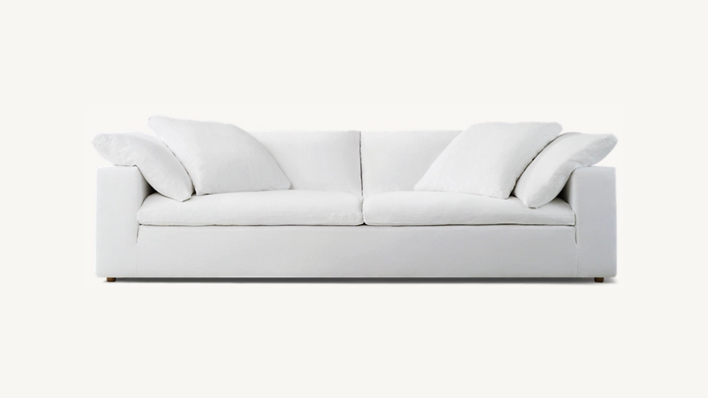 RH White Cloud Couch