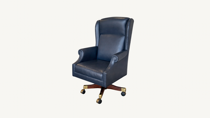 Ross Perot EDS Executive Boardroom Genuine Leather Swivel Chairs More Available Dallas History