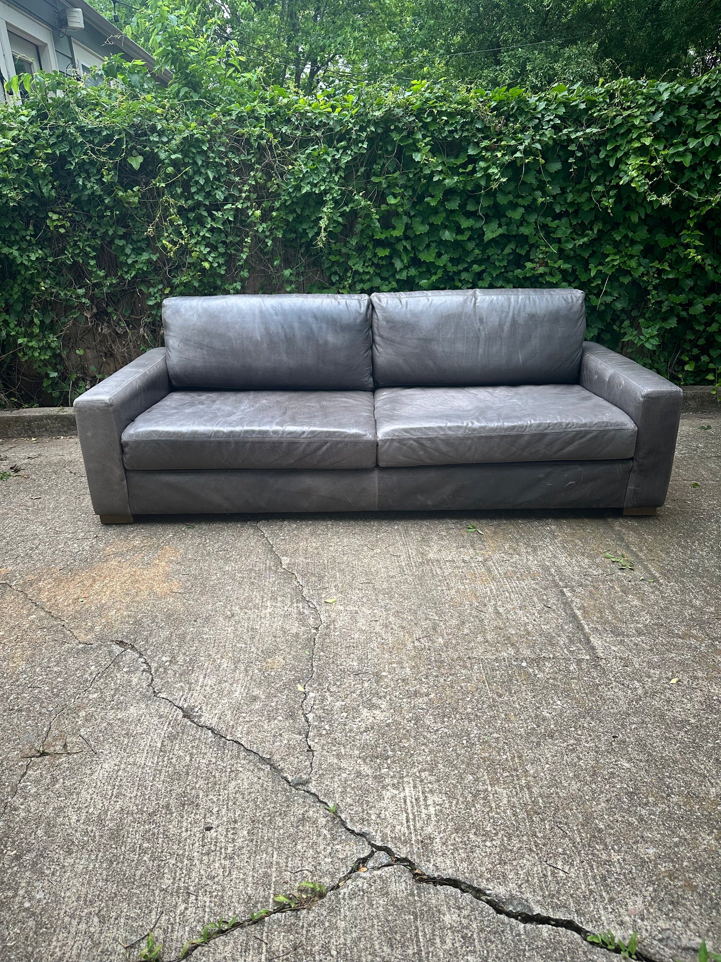 RH 8' Gray Maxwell Sofa