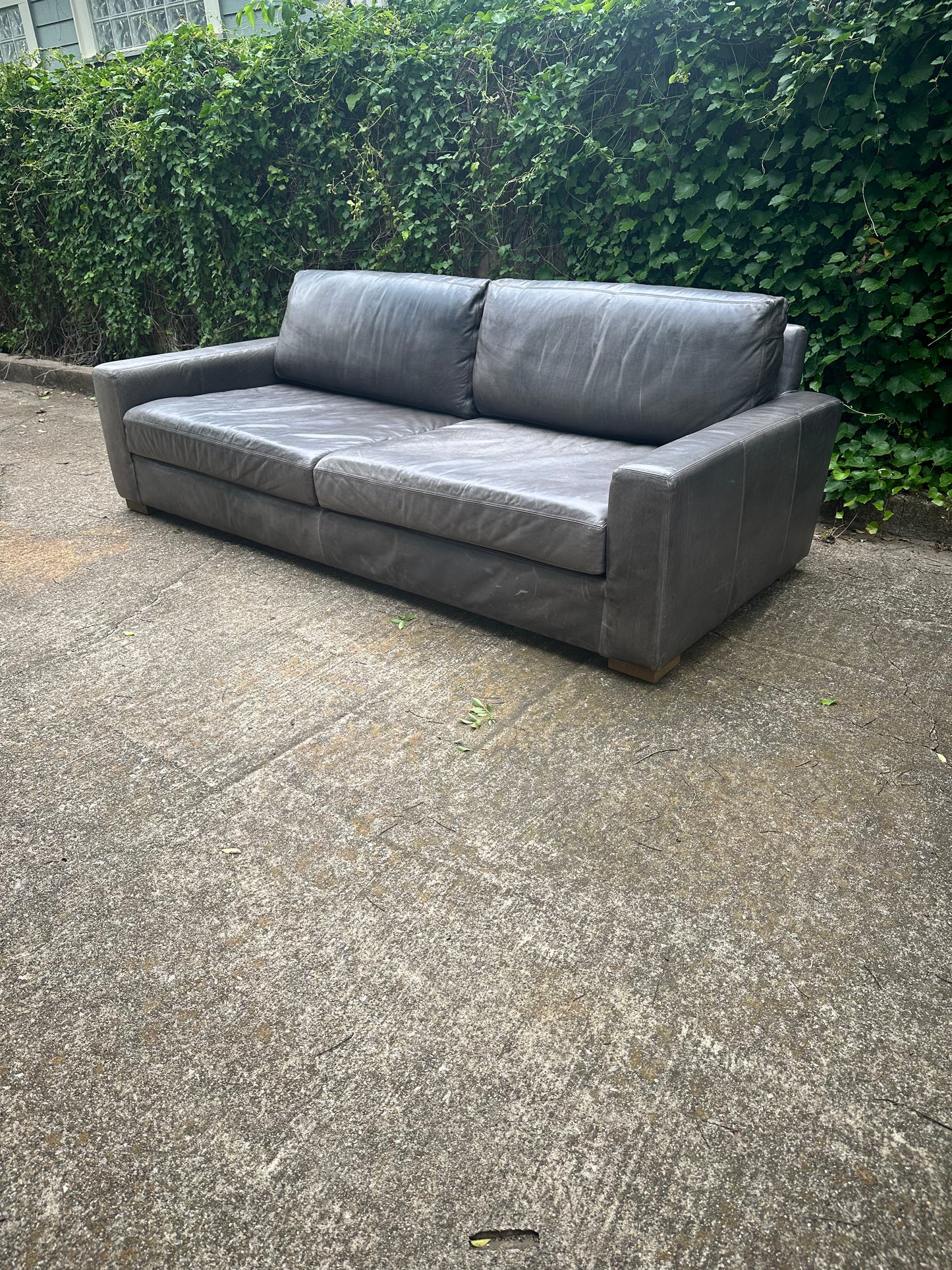 RH 8' Gray Maxwell Sofa