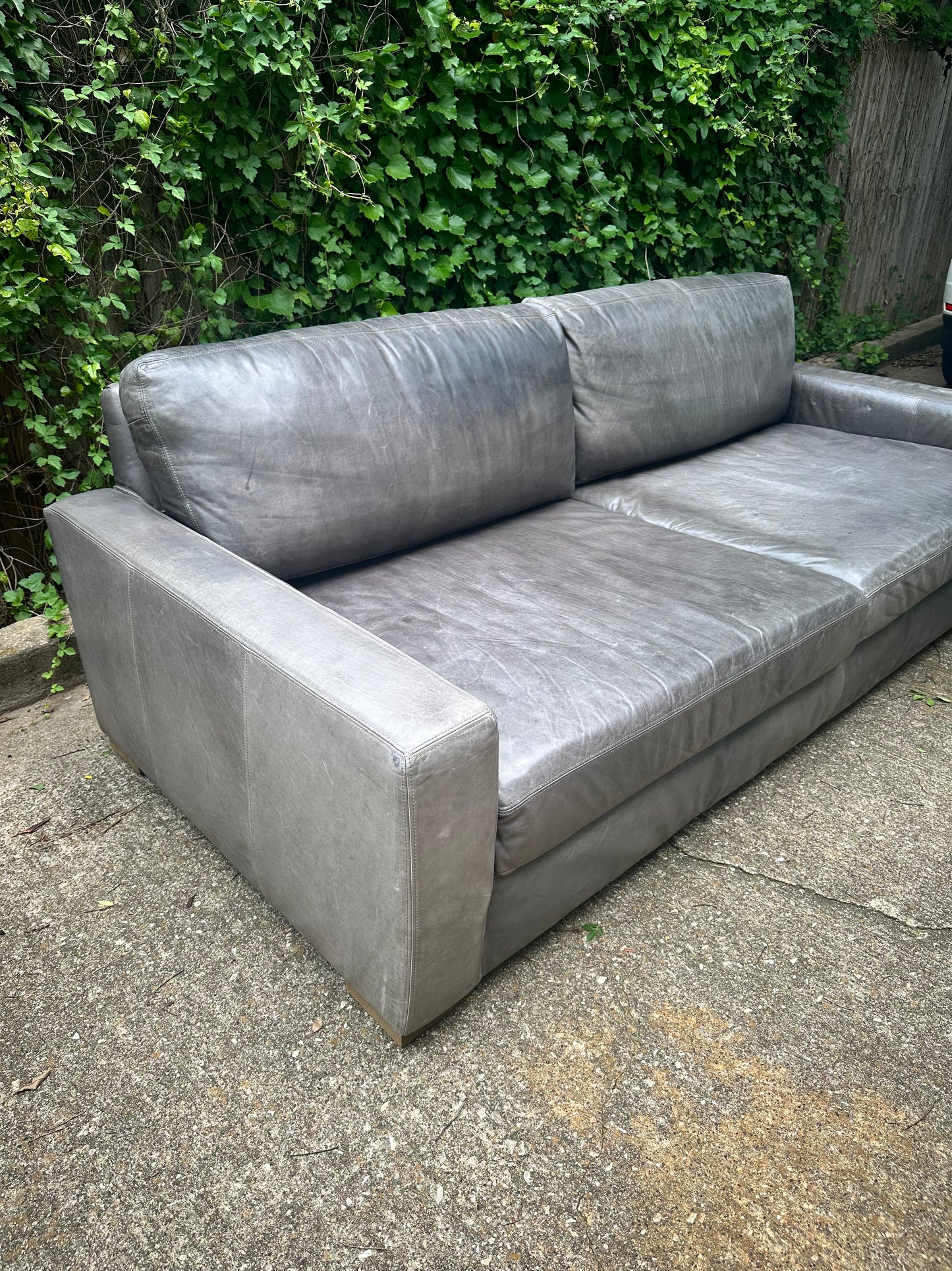 RH 8' Gray Maxwell Sofa