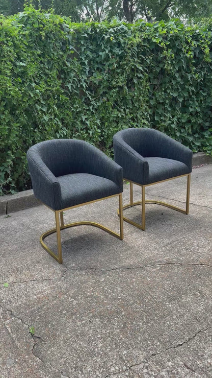 RH Set of 2 Emery Dining Chairs Restoration Hardware